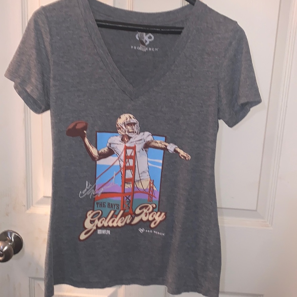 Colin The Bays Golden Boy Football t-shirt